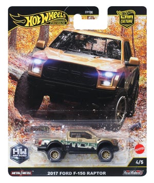Hot Wheels Premium Car Off Road 17 Ford F150 Raptor