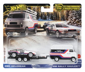 Hot Wheels Premium Team Transport Mix 2 DeLorean DMC12