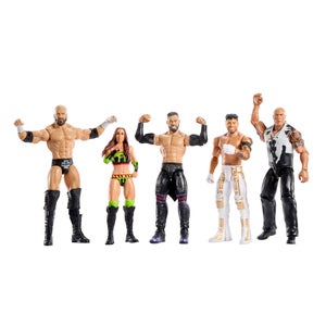 WWE Main Event Series 156 Complete 5-Pack Action Figure Bundle (6")