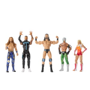 WWE Main Event Series 157 Complete 5-Pack Action Figure Bundle (6")