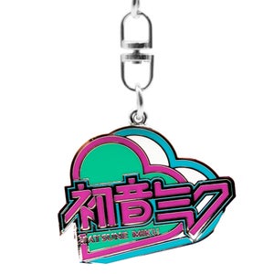 Hatsune Miku Heart Metal Keychain