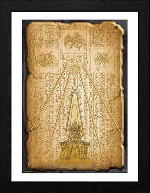 Yu Gi Oh! Egyptian Tablet 30 x 40cm Framed Collector Print