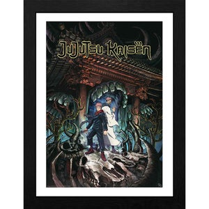 Jujutsu Kaisen Itadori & Sukuna  30 x 40cm Framed Collector Print