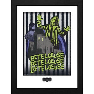 Beetlejuice Beetlejuice 30 x 40cm Framed Collector Print