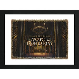 The Lord of the Rings War of Rohirrim "Teaser Art S1" 30 x 40cm Framed Collector Print