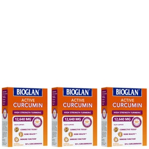 Bioglan Trio: Active Curcumin High Strength Turmeric 12,640 MG 3 x 30 Tablets