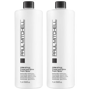 Paul Mitchell Duo: Firm Style Freeze and Shine Super Spray 1000ml x 2