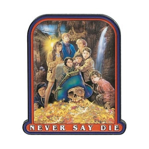 The Goonies 40th Anniversary Never Say Die Pin Badge