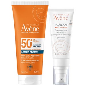 Avène Duo: Control Soothing Skin Recovery Cream 40ml, Intense Protect SPF50+ 150ml