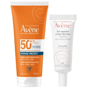 Avène Duo: Intense Protect SPF50+ 150ml, Soothing Eye Contour Cream 10ml