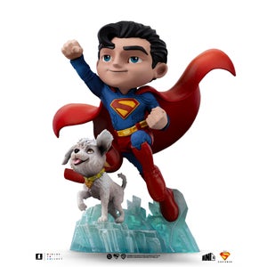 Iron Studios Superman Legacy Superman & Krypto  MiniCo Statue