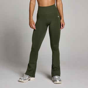MP Women's Tempo Seamless Flared Leggings - Forest Green