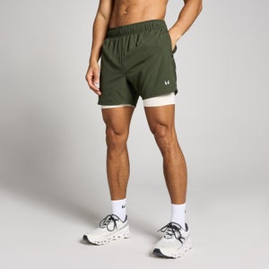 MP Men's 5" 2-in-1 Training Shorts - Forest Green