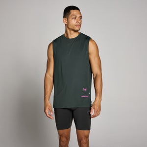 MP Men's Hybrid Mesh Tank - Washed Black