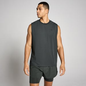 MP Men's Oversized Cotton Modal Tank - Washed Black