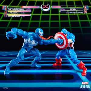Hasbro Marvel Legends Series Gamerverse Captain America vs Venom 6-Inch Action Figures