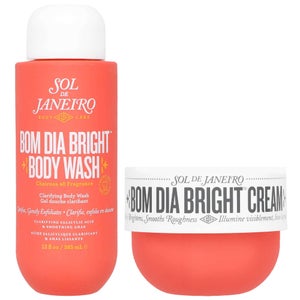 Sol De Janeiro Duo: Bom Dia Body Wash 385ml & Bright Body Cream 240ml