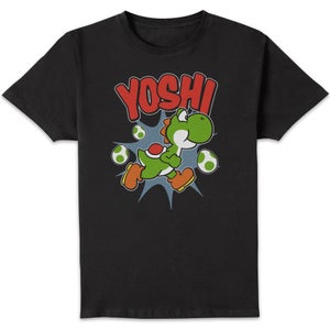 Nintendo Super Mario Yoshi Eggs Unisex T-Shirt - Black