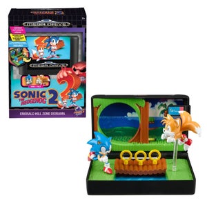 Console Heroes Sega Mega Drive Sonic The Hedgehog 2 Emerald Zone Diorama