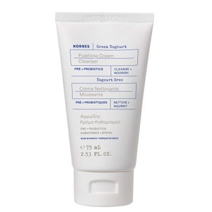 KORRES Face Care Greek Yoghurt Foaming Cream Cleanser with Pre + Probiotics 75ml