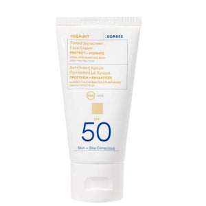 KORRES Sun Care Yoghurt Tinted Sunscreen Face Cream SPF50 50ml