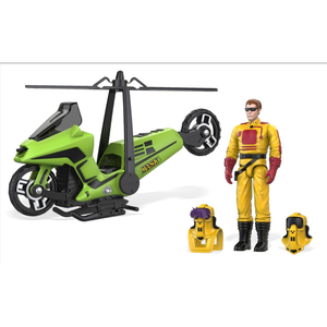 Mask Condor 5inch Vehicle with Chopper 1/24 Scale Figure Set