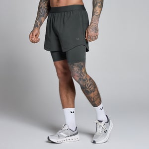MP Men's Hybrid 5" 2-in-1 Shorts - Washed Black