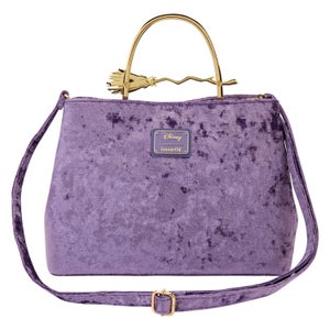 Loungefly Disney Hocus Pocus Velvet Broom Handle Handbag