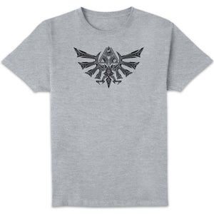 The Legend of Zelda Hyrule Tribal Unisex T-Shirt - Grey