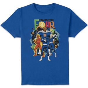 Marvel Fantastic Four Universe Unisex T-Shirt - Blue