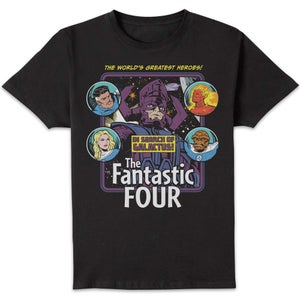 Marvel Fantastic Four In Search Of Galactus Unisex T-Shirt - Black