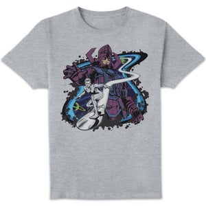 Marvel Fantastic Four Galactus And Silver Surfer Unisex T-Shirt - Grey