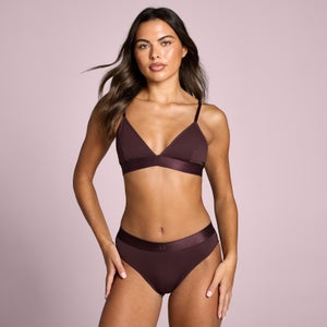 MP Women's V-neck Bralette - Fudge
