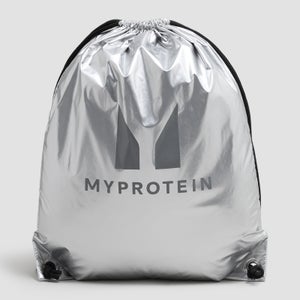 MP Metallic Drawstring Bag - Black