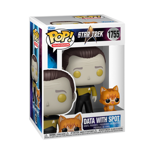 Star Trek Data w/ Spot Pop&Buddy Funko Pop Vinyl