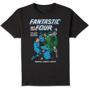 Marvel Fantastic Four Mister Fantastic Vs Doctor Doom Unisex T-Shirt - Black