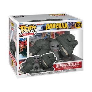 POP Super Sleeping Godzilla with Mini Funko POP Vinyl