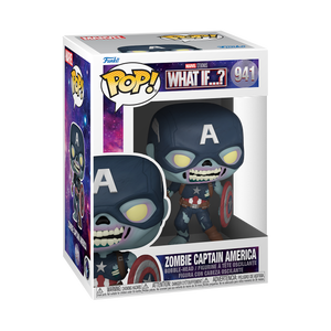 Marvel Zombie Captain America Funko Pop Vinyl