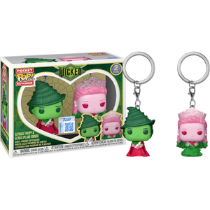 Wicked Glinda & Elphaba (Ombre) 2 Pieces Funko POP Keychain