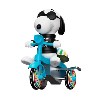 Super7 Super Cycles Peanuts - Joe Cool (Black with Blue Trike)