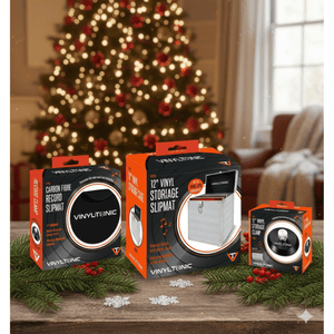 Vinyl Tonic 12" Silver Vinyl LP Storage Case & Accessories Bundle