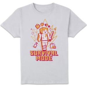 Minecraft Survival Mode Unisex T-Shirt - White
