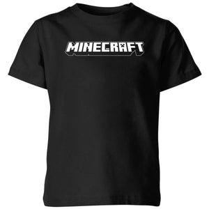 Minecraft Logo Kids' T-Shirt - Black