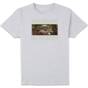 Star Wars The Mandalorian Cute And You Know It Unisex T-Shirt - White