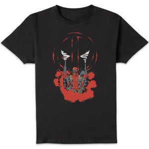 Marvel Deadpool Smoking Unisex T-Shirt - Black