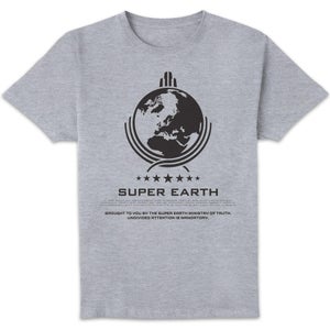 Helldivers II Super Earth Unisex T-Shirt - Grey
