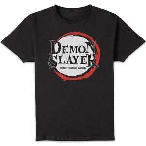 Demon Slayer Logo Unisex T-Shirt - Black