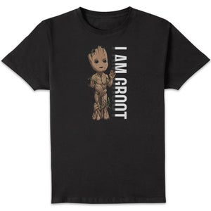 I Am Groot Profile Unisex T-Shirt - Black