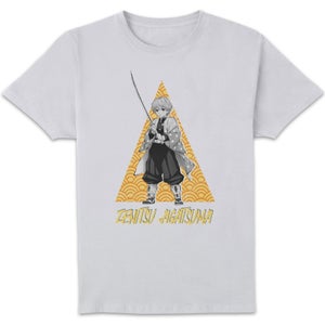 Demon Slayer Zenitsu Tri Unisex T-Shirt - White