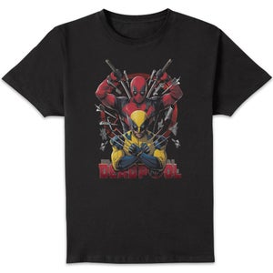 Marvel Deadpool/Wolverine Weapons Unisex T-Shirt - Black